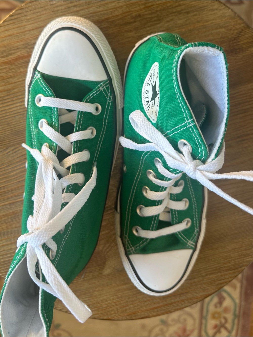 Converse Chuck Taylor All Star High Tops Men’s 5 /Women’s7  Amazon Green - Picture 4 of 10